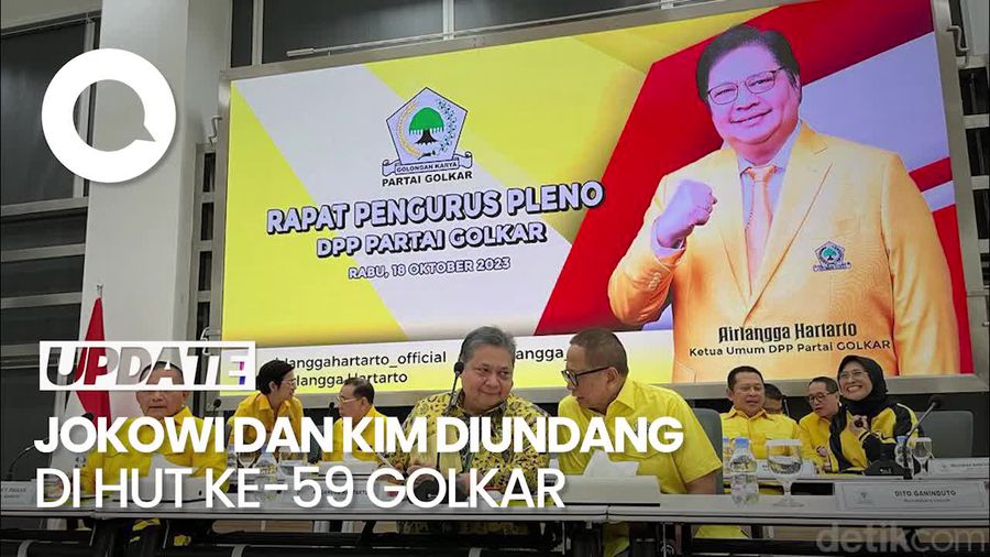 Golkar Undang Jokowi dan Seluruh Parpol KIM di Puncak HUT Ke-59
