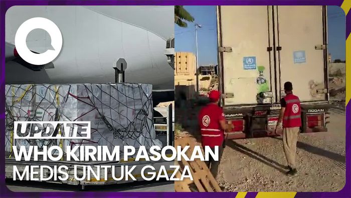 Bantuan Pasokan Medis WHO Mulai Dikirim ke Gaza