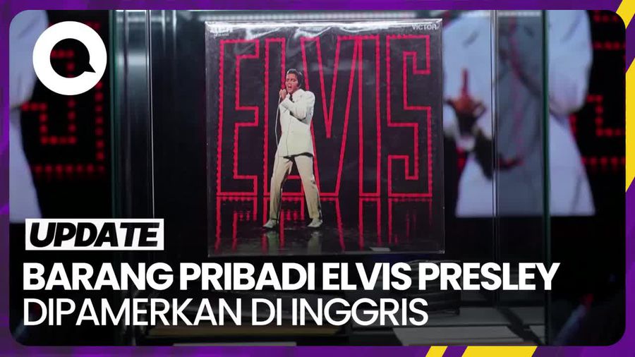 Klasik! Intip Pameran Raja Rock n Roll Elvis Presley di Inggris