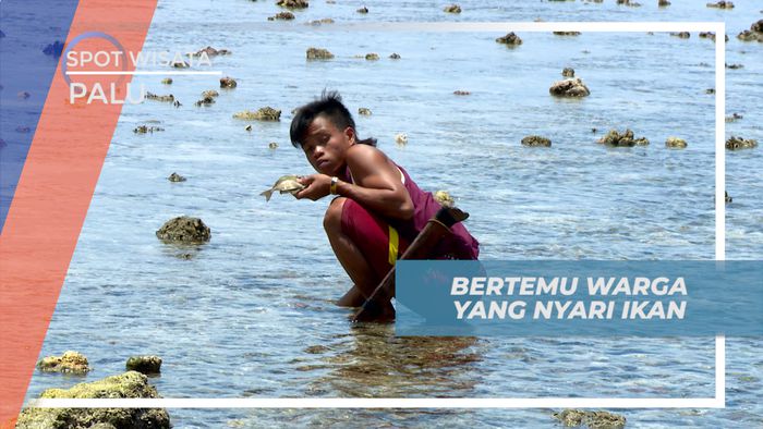 Berburu Ikan di Tepi Pantai Labuana Dengan Cara Tradisional, Palu