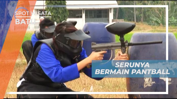 Seru-seruan Mengatur Strategi Serang Ala Militer Bermain Paintball, Kota Batu