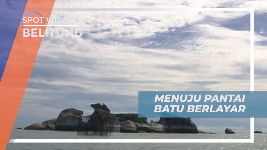 Membelah Lautan Naik Perahu Menuju Pantai Batu Berlayar, Belitung