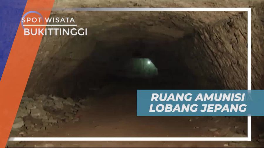 Tempat Penyimpanan Persenjataan Tentara di Lobang Jepang, Bukittinggi