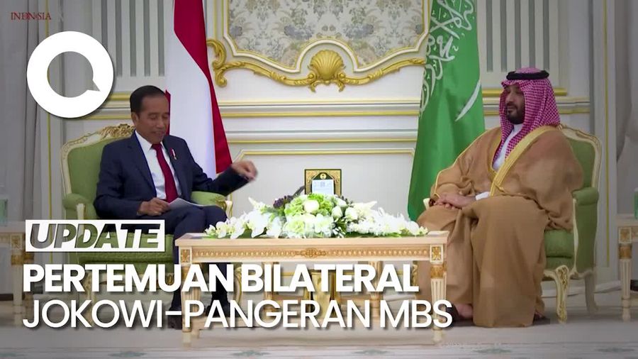 Jokowi Temui Pangeran MBS di Riyadh, Ditemani Erick Thohir hingga Zulhas
