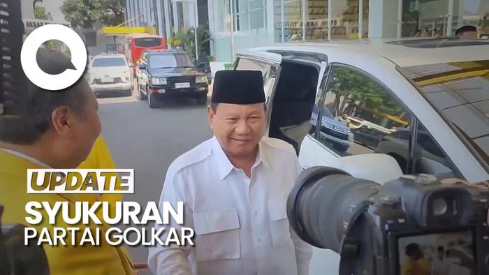 Prabowo Hadiri Tasyakuran HUT ke-59 Partai Golkar