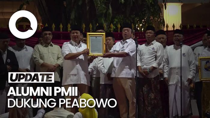 Prabowo Terima Dukungan Alumni PMII di Pilpres 2024