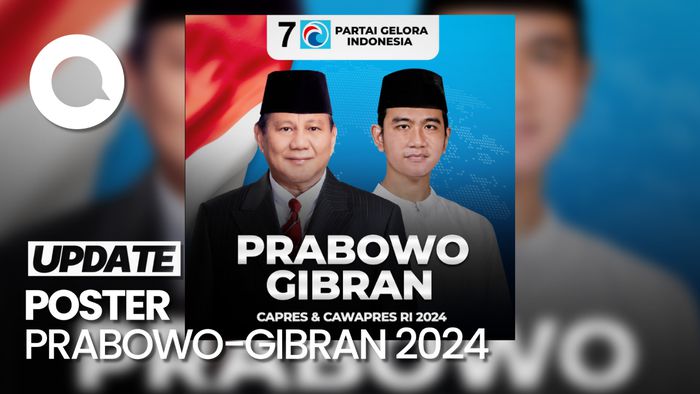 Fahri Hamzah Pamer Poster Prabowo-Gibran di Medsos