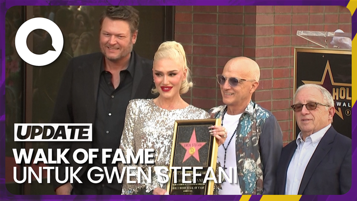 Gwen Stefani Dianugerahi Penghargaan Bintang Walk of Fame