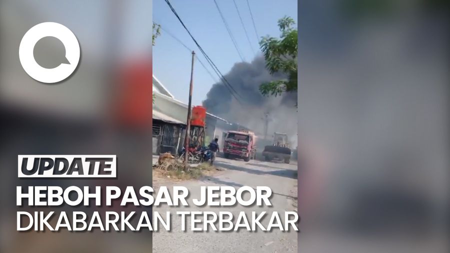 Heboh Pasar Jebor Demak Terbakar, Ternyata Hanya Tumpukan Sampah 