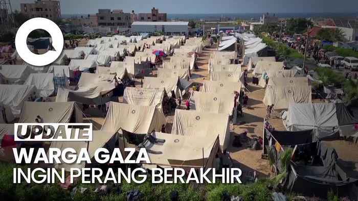 Penampakan Barak Pengungsian di Gaza, Warga Keluhkan Tak Ada Makanan
