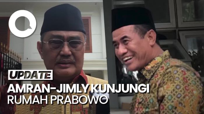 Eks Mentan Amran-Eks Ketua MK Jimly Kunjungi Rumah Prabowo, Bahas Apa?
