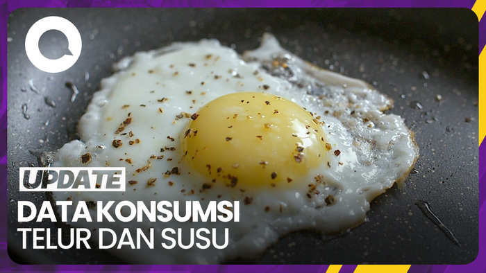 3 Provinsi dengan Konsumsi Harian Telur-Susu Tertinggi dan Terendah
