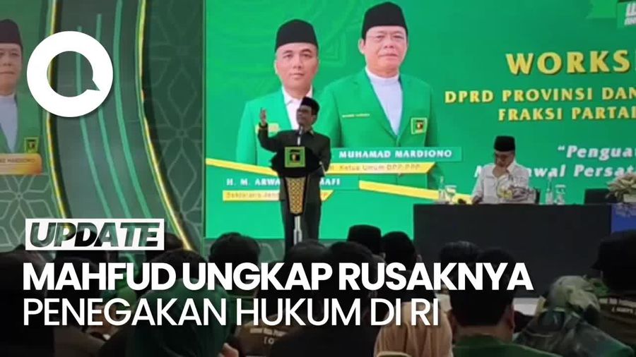 Mahfud Ungkap Rusaknya Penegakan Hukum di RI, Terparah Tahun 2022