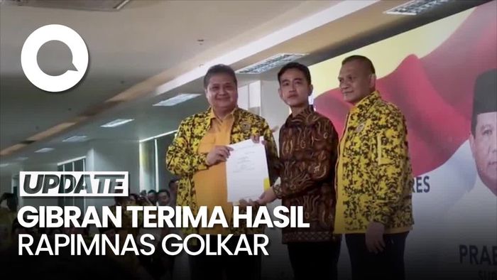 Momen Gibran Tiba di DPP Golkar, Terima Dukungan Cawapres
