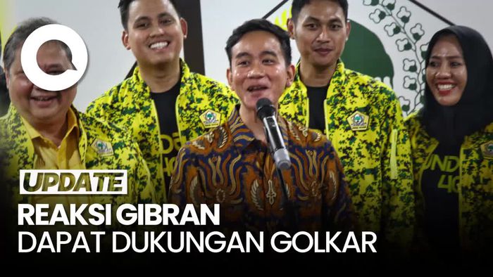 Respons Gibran Setelah Terima Usulan Golkar Jadi Cawapres Prabowo