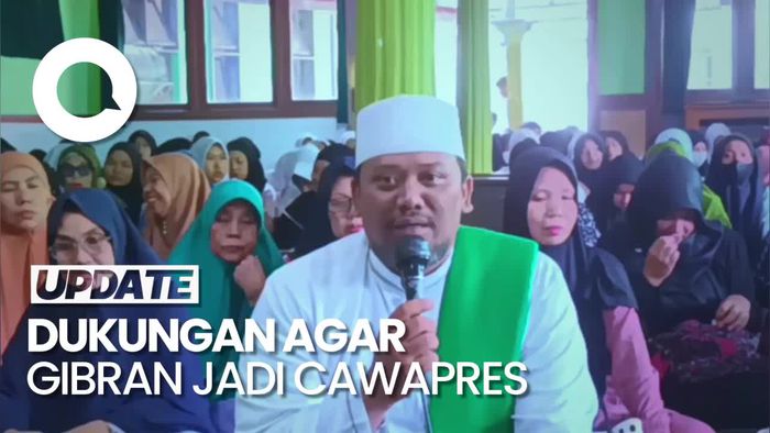 Gibran Dapat Doa Ponpes di Bogor Agar Jadi Cawapres Prabowo