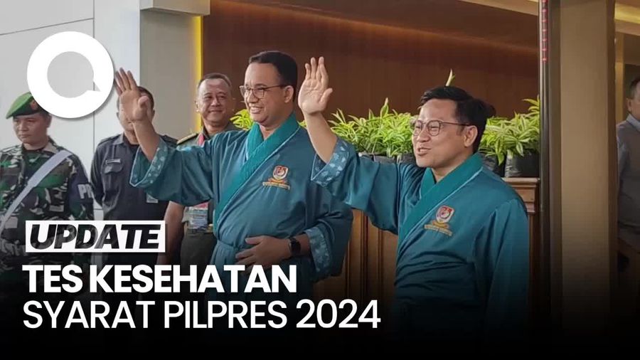 Anies-Cak Imin Tiba di RSPAD Gatot Subroto untuk Jalani Tes Kesehatan