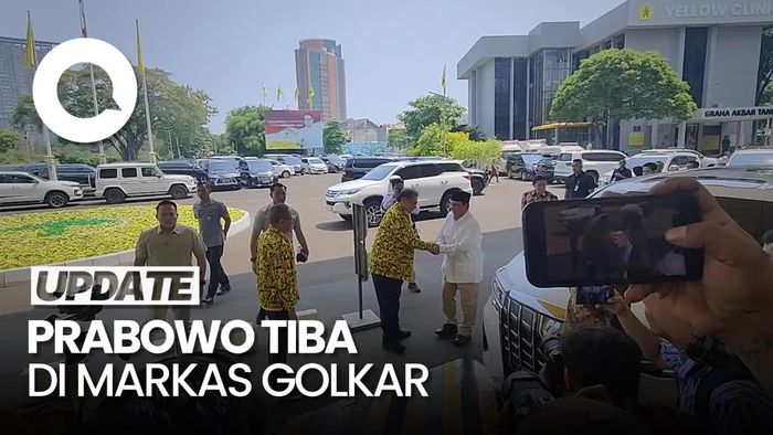 Prabowo Hadiri Rapimnas Golkar, Akan Bahas Cawapres