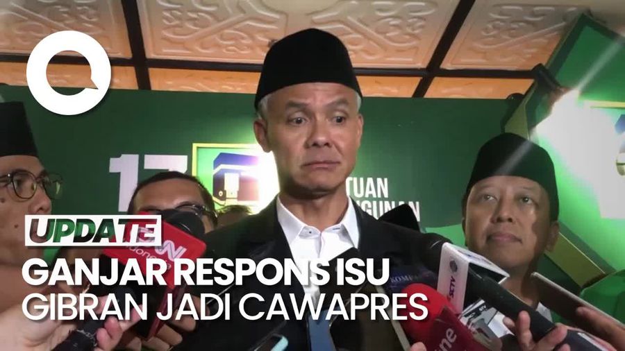 Isu Gibran Jadi Cawapres Prabowo, Ganjar: Semua Orang Punya Hak