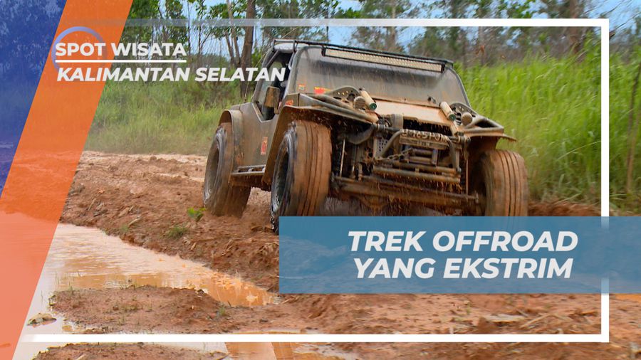 Melibas Trek Offroad Ekstrim di Bukit Rimpi yang Memacu Adrenalin, Kalimantan Selatan