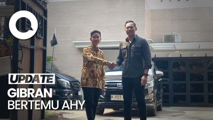 Gibran Sambangi Kediaman AHY Setelah Diusulkan Jadi Cawapres Prabowo