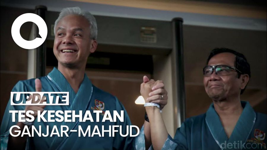Ganjar-Mahfud Rampung Jalani Tes Kesehatan di RSPAD