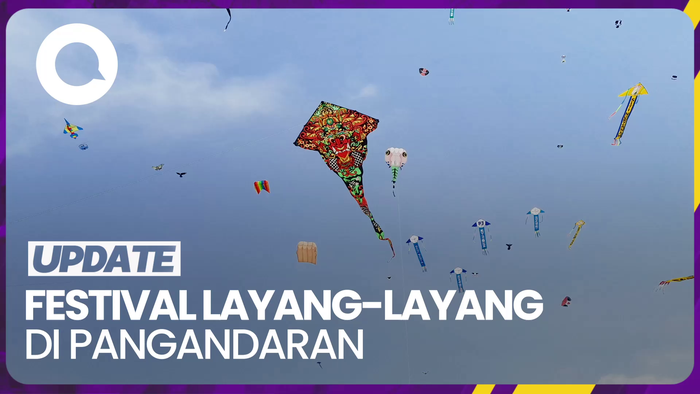 Kemeriahan Festival Layang-layang di Pangandaran