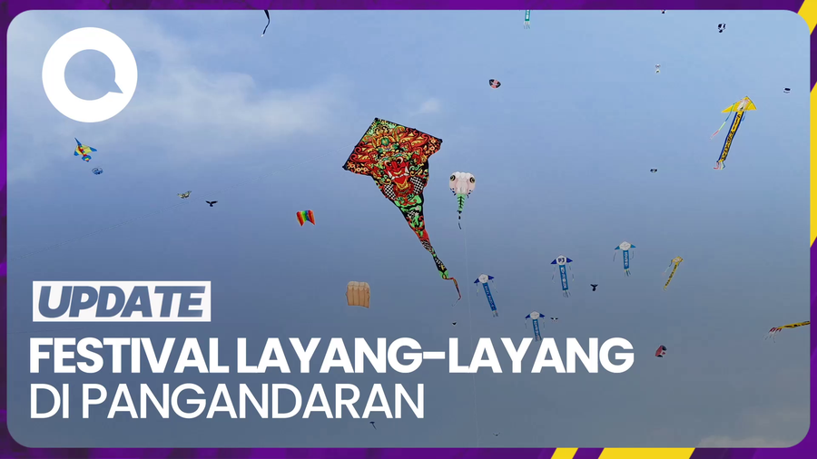 Kemeriahan Festival Layang-layang di Pangandaran