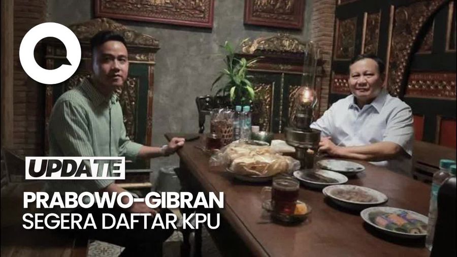 Prabowo-Gibran Daftar Pilpres ke KPU 25 Oktober