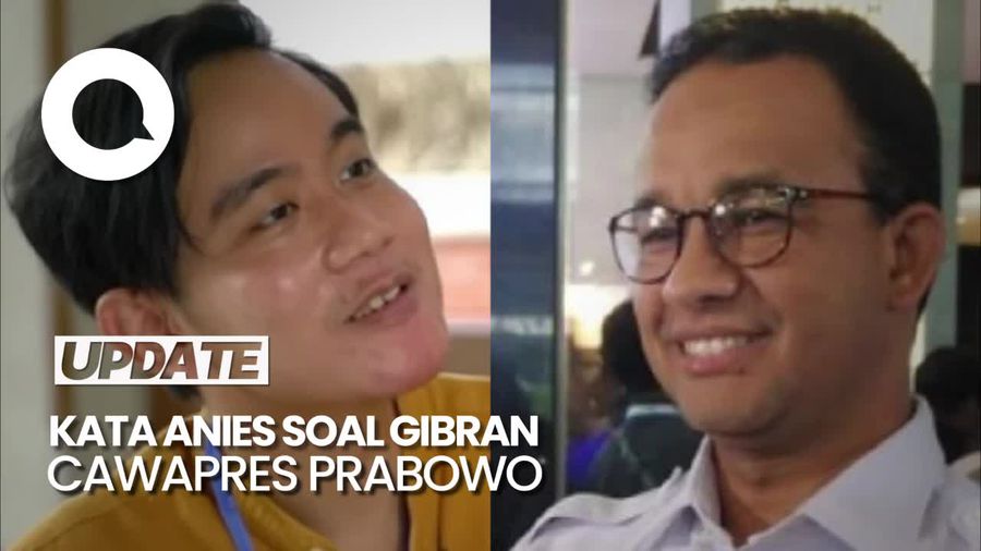 Reaksi Anies soal Gibran Menguat Jadi Cawapres Prabowo Subianto
