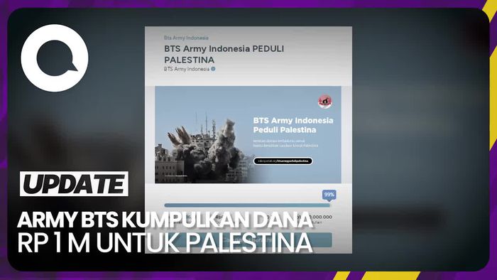 Keren! ARMY BTS Galang Dana Hingga Rp 1 M untuk Palestina