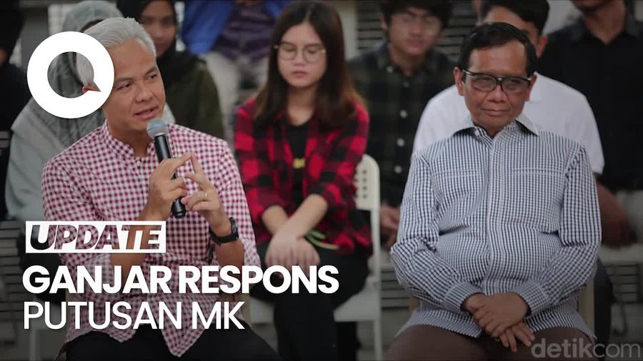 Respons Ganjar soal MK Tolak Gugatan Batas Usia Capres Maksimal 70 Tahun