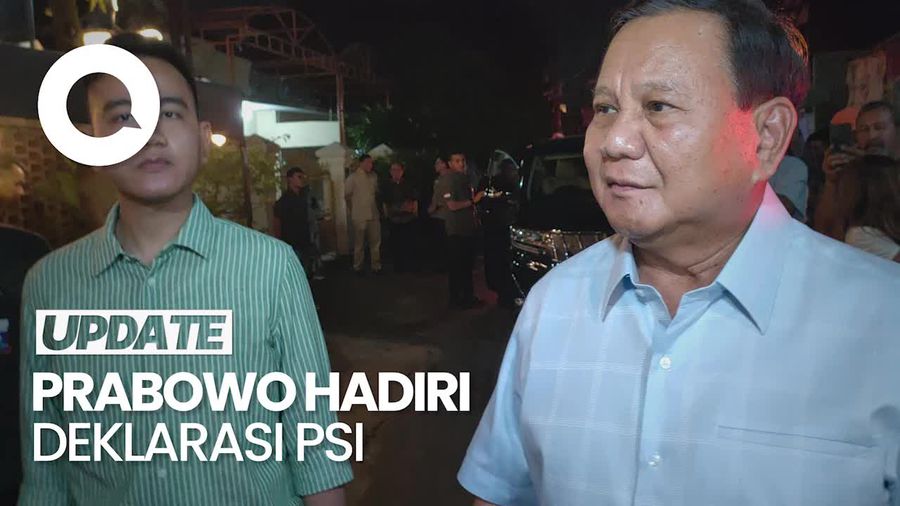 Malam Ini, Prabowo Bakal Hadiri Deklarasi PSI