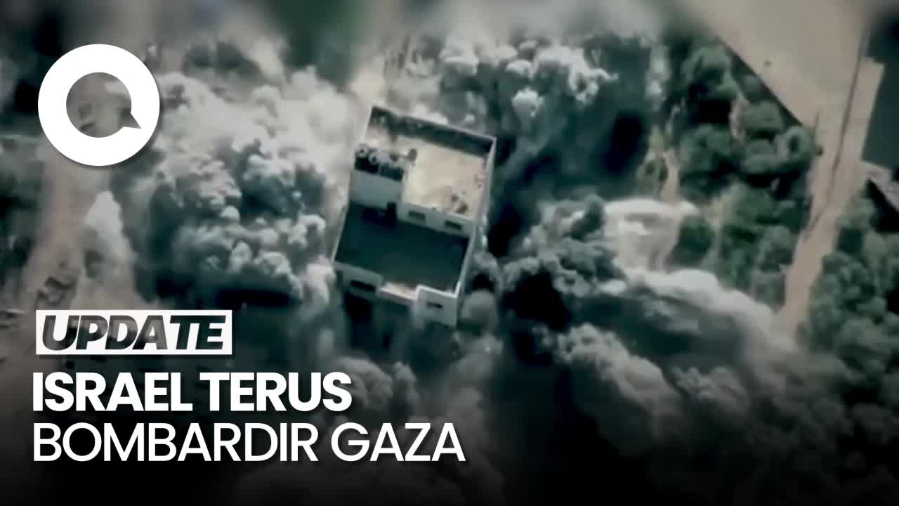 Israel Gempur Gaza Dalam 24 Jam: 400 Orang Tewas, 320 Titik Diserang