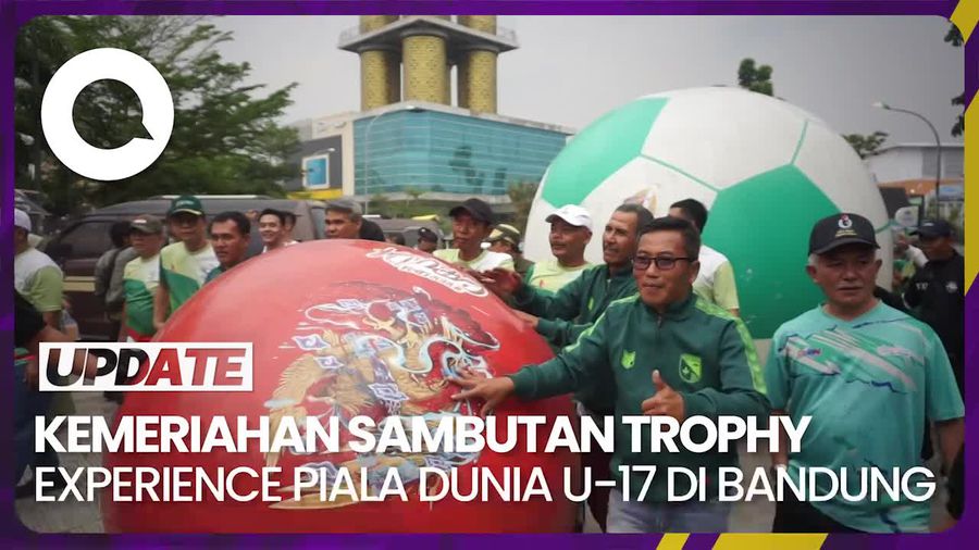 Semaraknya Trophy Experience Piala Dunia U-17 2023 di Bandung