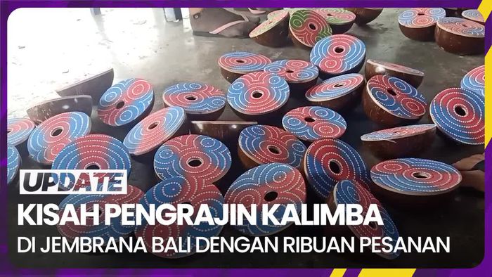 Kisah Pengrajin Kalimba Batok Kelapa di Jembrana Tembus Pasar Afrika