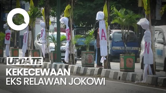 Aksi Kekecewaan Eks Relawan Jokowi karena Gibran Direstui Jadi Cawapres