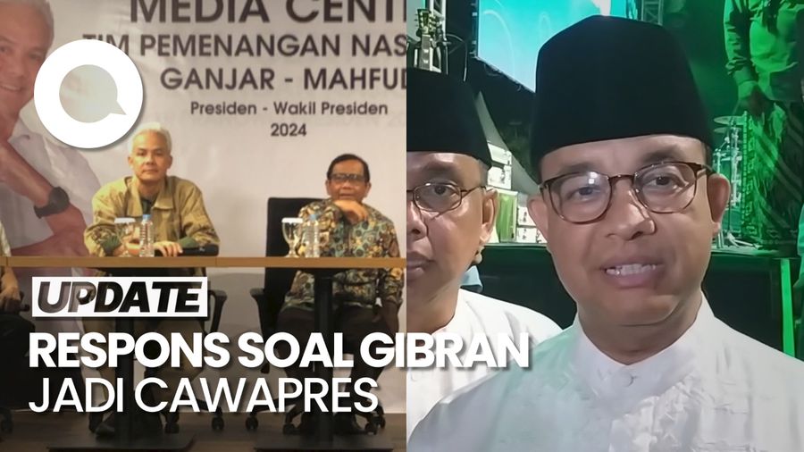 Respons AMIN dan Ganjar-Mahfud soal Gibran Jadi Cawapres Prabowo