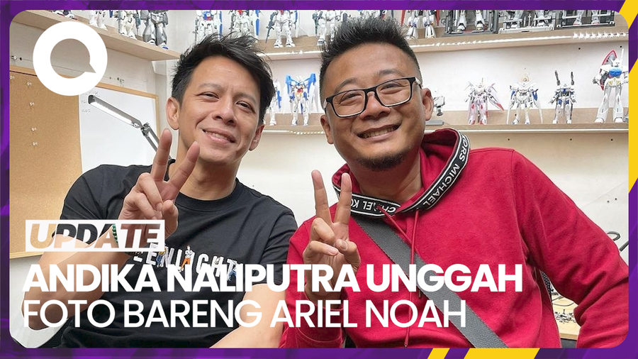 Unggah Foto Bareng, Andika dan Ariel NOAH Udah Akur?