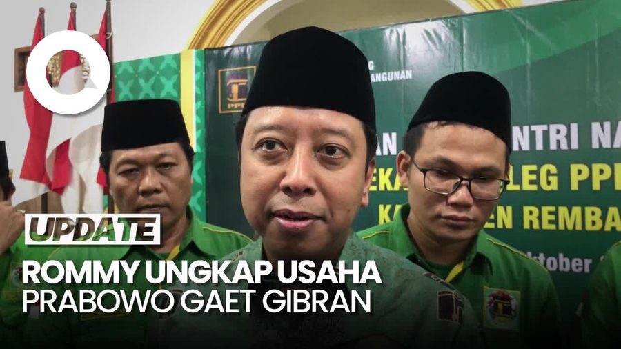 Rommy: Prabowo 7 Kali Lamar Gibran, Tapi Belum Diizinkan Ortunya