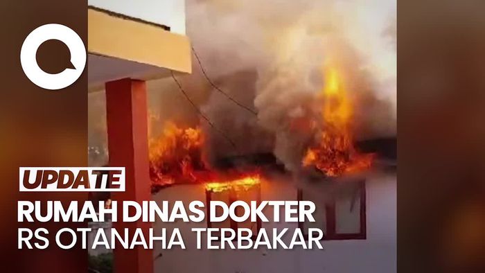 Rumah Dinas Dokter RS Otanah Terbakar, Diduga Korsleting Listrik