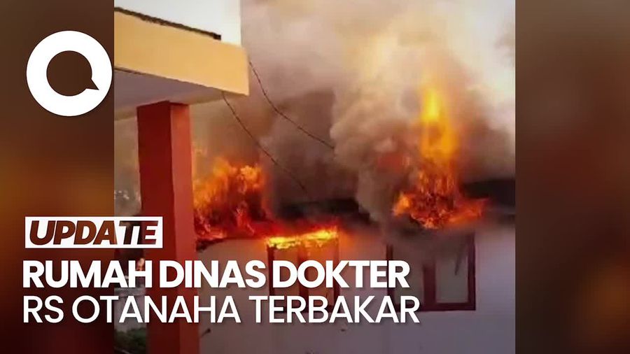 Rumah Dinas Dokter RS Otanah Terbakar, Diduga Korsleting Listrik