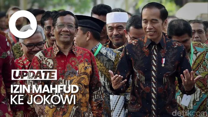 Mahfud Izin Cuti ke Jokowi Seminggu Sekali saat Musim Kampanye