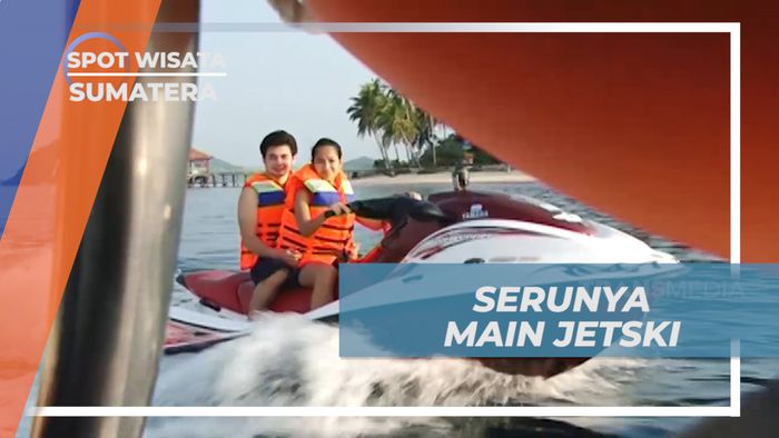 Liburan Seru, Bermain Jetski di Pulau Sikuai, Sumatera Barat