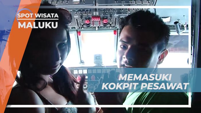 Pengalaman Seru, Melihat Langsung Pemandangan dari Dalam Kokpit Pesawat, Maluku Utara