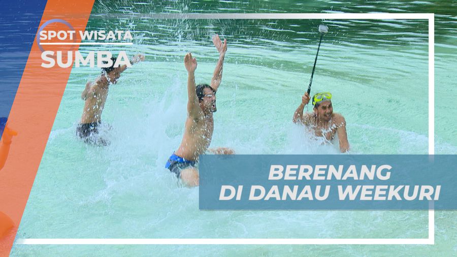 Menikmati Kesegaran Air Danau Weekuri yang Super Duper Jernih, Sumba