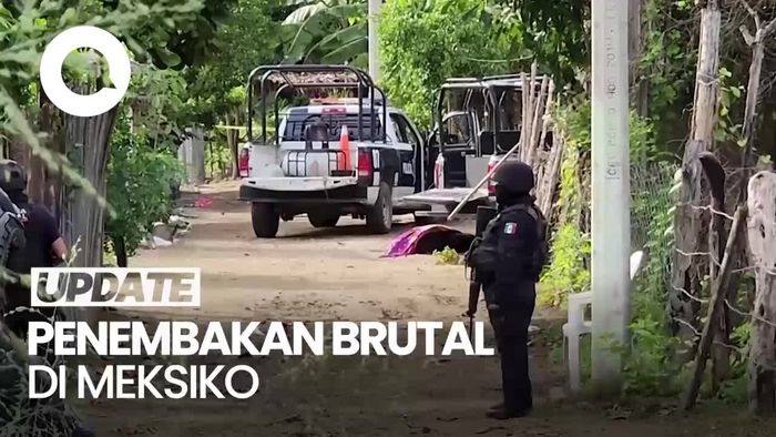 Penembakan di Meksiko Tewaskan 22 Orang, 12 di Antaranya Polisi