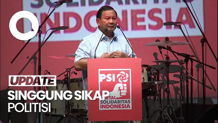 Prabowo Singgung Ada Politisi Mengajak Salaman untuk Berjuang, Tapi Pindah