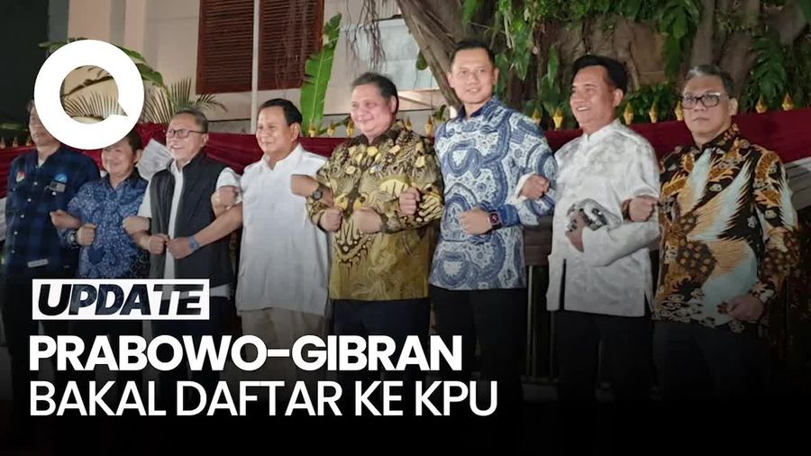 Para Ketum Parpol KIM Dipastikan Kawal Prabowo-Gibran ke KPU Besok