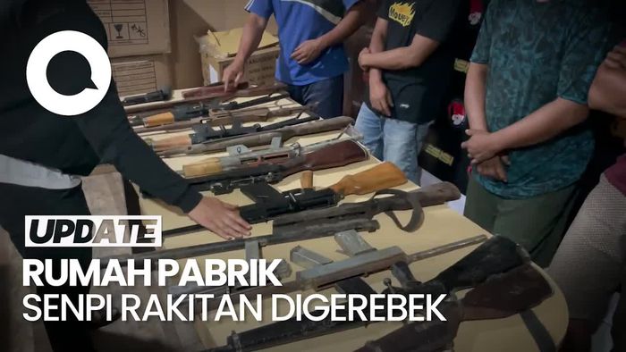 Polisi Gerebek Rumah Pabrik Senpi Rakitan di Manokwari, 12 Senjata Disita